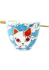 Just Funky Demon Slayer Logo Ramen Bowl - 470ml Anime Themed Noodle Bowl