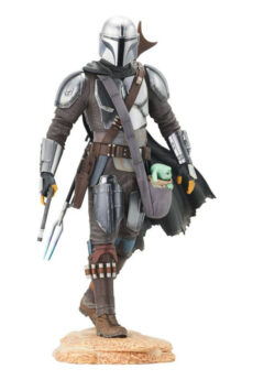 THE MANDALORIAN WITH THE CHILD ESTATUA RESINA 25 C