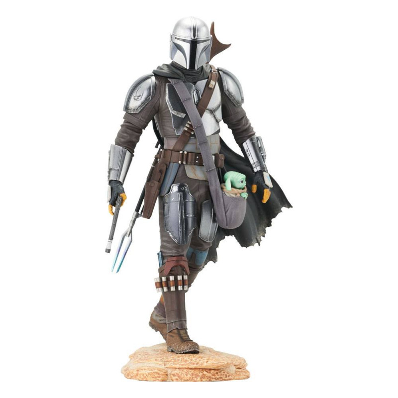 THE MANDALORIAN WITH THE CHILD ESTATUA RESINA 25 C