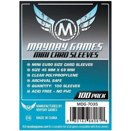 Fundas Mayday: 45×68 Mm Mini Euro Sleeve