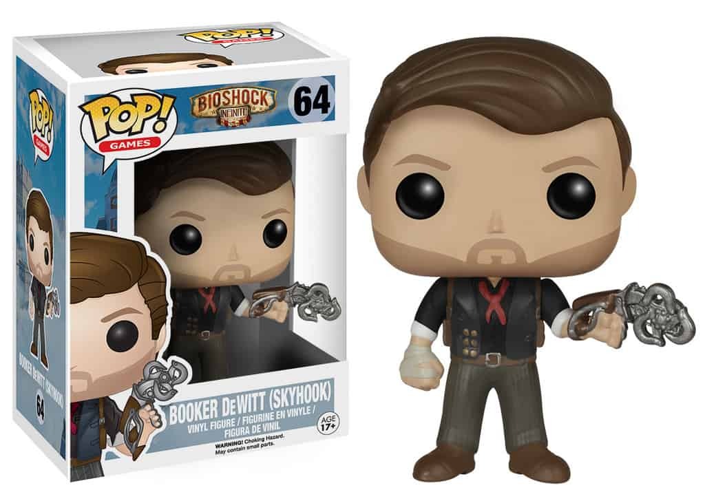 BioShock POP! Games Vinyl Figura Booker DeWitt & Skyhook 9 cm