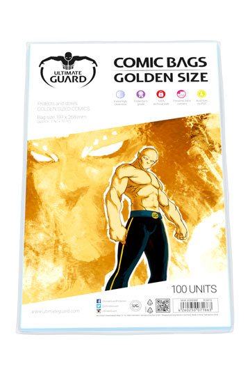 Ultimate Guard Comic Bags Bolsas de Comics Golden Size (100)