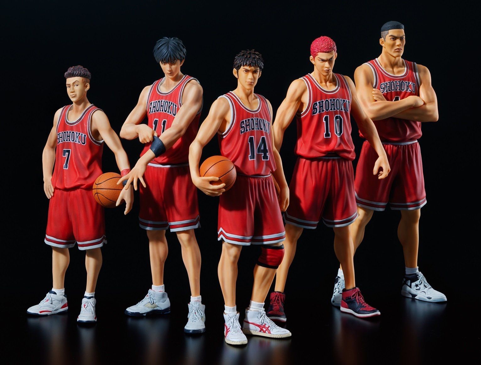 Slam Dunk Pack de 5 Estatuas PVC Shohoku Starting Member Set 15 - 17 cm - Imagen 2