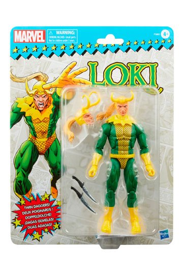 Marvel Legends Retro Collection Figura 2022 Loki 15 cm