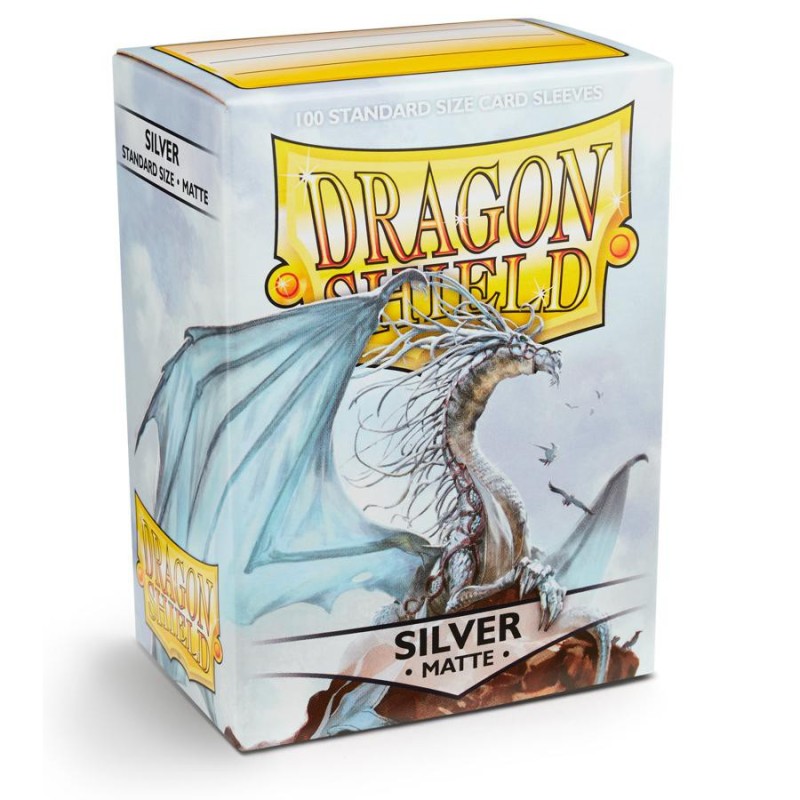 Fundas Dragon Shield Standard Sleeves - Matte Silver