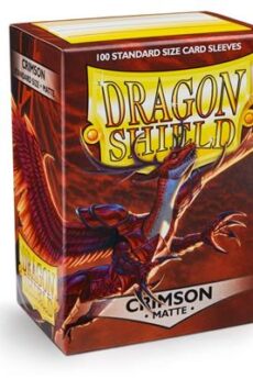 Fundas Dragon Shield Standard Sleeves - Matte Crimson