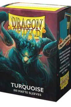 Fundas Dragon Shield Standard Size Matte Sleeves Turquoise 'atebeck'