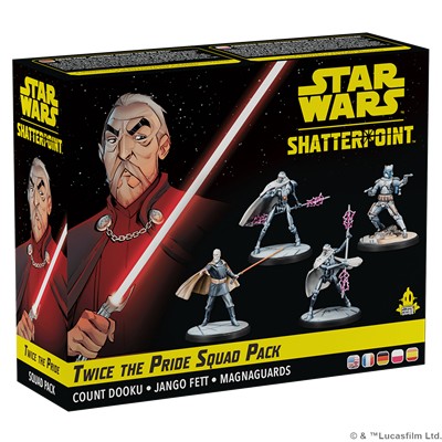 Star Wars Shatterpoint-Twice the Pride Count Dooku Squad Pack