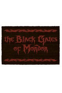 FELPUDO 60X40 THE BLACK GATES OF MORDOR EL SEÑOR DE LOS ANILLOS