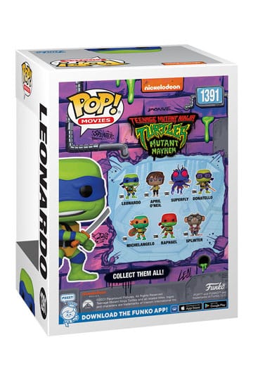 TEENAGE MUTANT NINJA TURTLES MAYHEM - POP Movies N° 1391 - Leonardo - Imagen 3