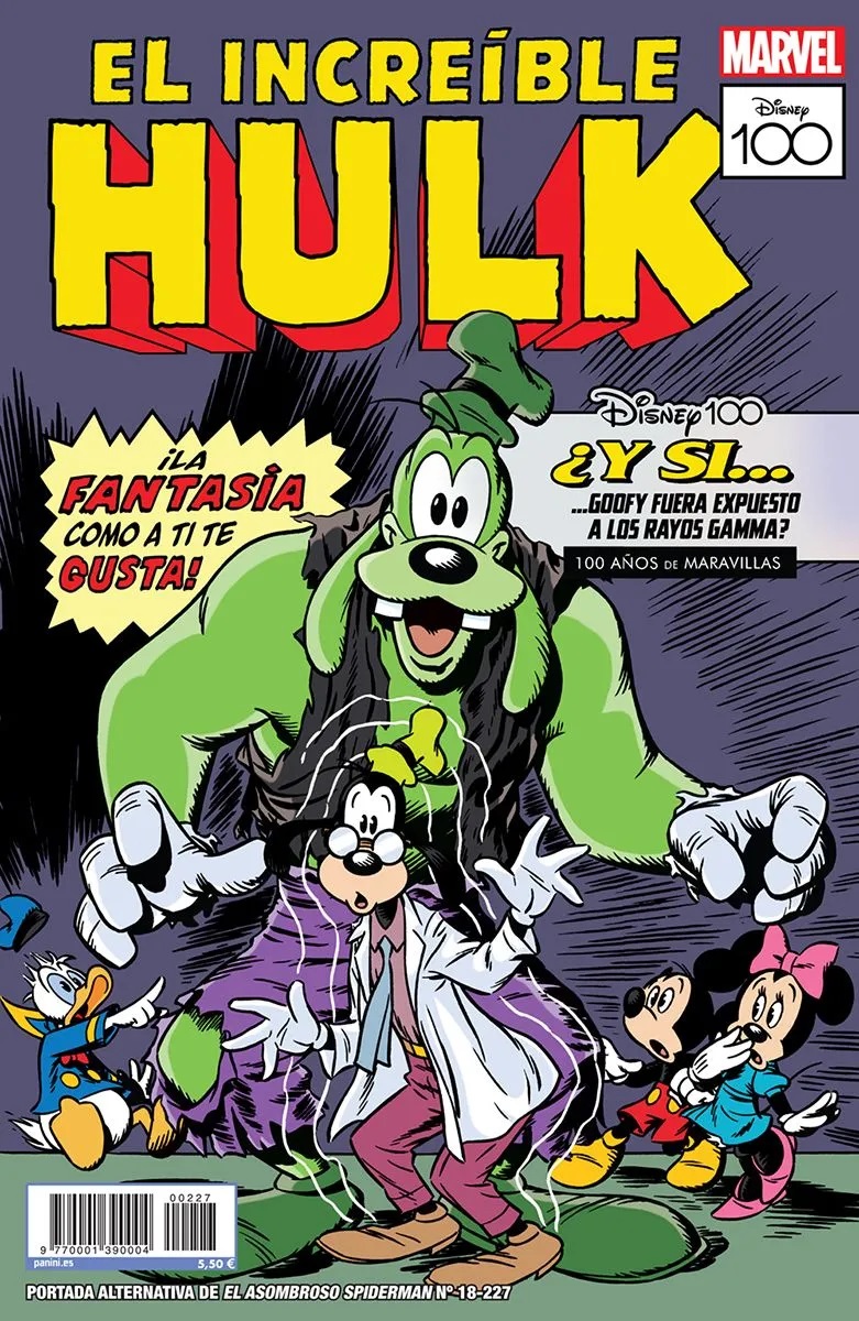 El Asombroso Spiderman (Portada Alternativa Disney 100 - El increíble Hulk) 18