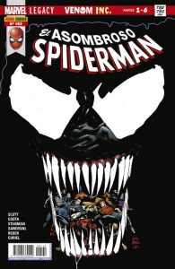 EL ASOMBROSO SPIDERMAN 142 MARVEL LEGACY. VENOM INC. PARTES 1-6