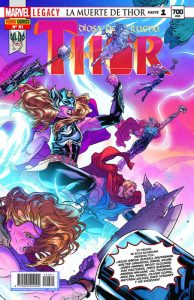 THOR: DIOSA DEL TRUENO 81 MARVEL LEGACY. LA MUERTE DE THOR PARTE 1