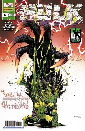 EL INCREIBLE HULK 6 #121 UN TITAN EMERGE