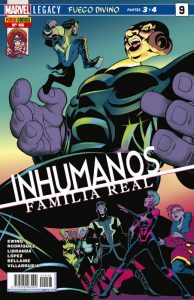 INHUMANOS: FAMILIA REAL 9 MARVEL LEGACY. FUEGO DIVINO PARTES 3 Y 4