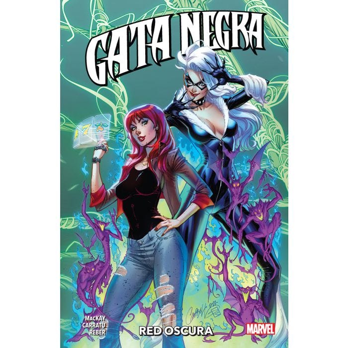 Gata Negra 7 Red oscura