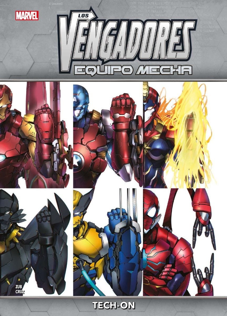 Los Vengadores Equipo Mecha: Tech-On