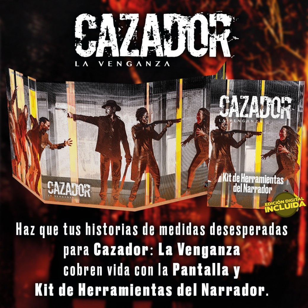 Cazador: Pantalla del Narrador y Kit de Herramientas - Imagen 2