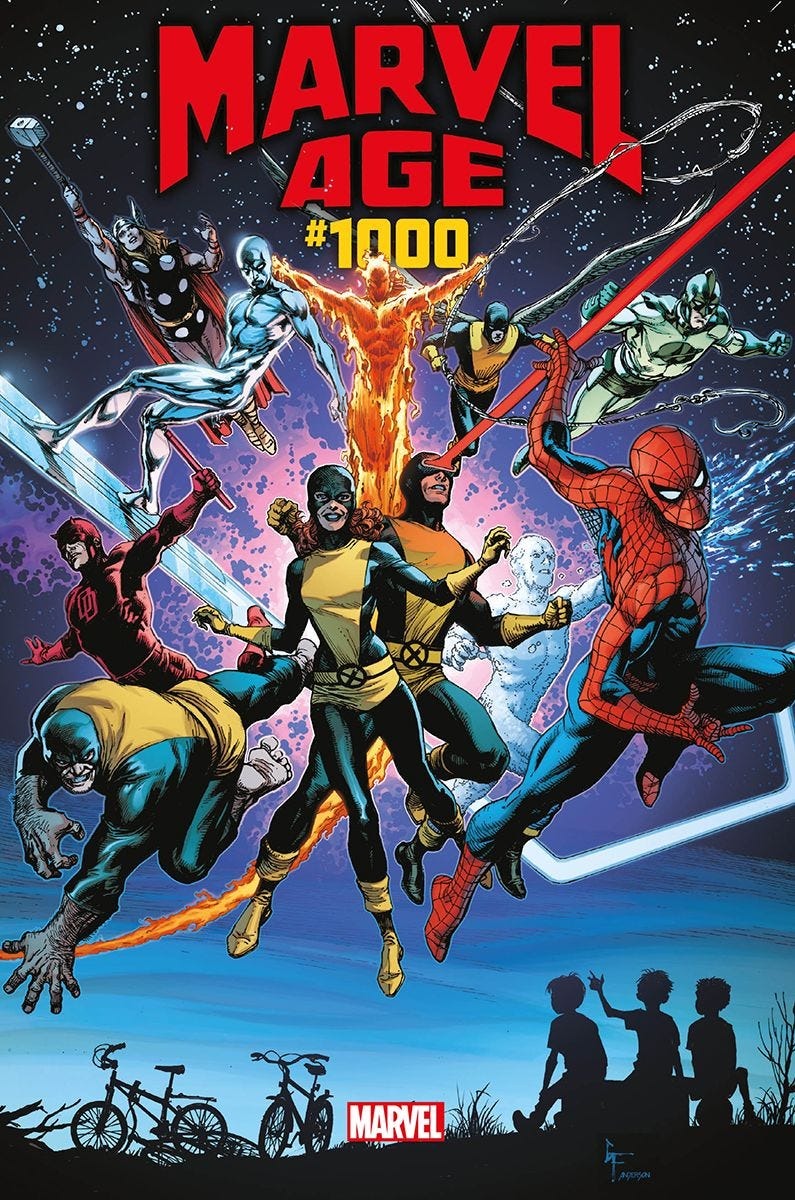 100% Marvel HC. Marvel Age #1000