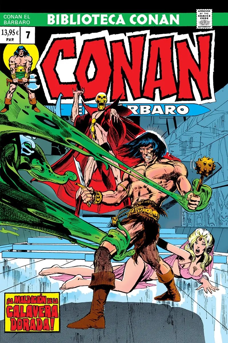 Biblioteca Conan. Conan el Bárbaro 07. La maldición de la calavera dorada