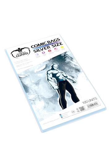 Ultimate Guard Comic Bags Bolsas con cierre reutilizable de Comics Silver Size (100)