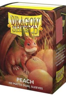 Fundas Dragon Shield Standard Matte Dual Sleeves - Peach Piip