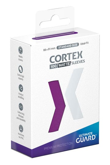 Fundas Ultimate Guard Cortex Sleeves Tamaño Estándar Violeta Mate