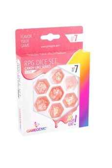 Peach RPG Dice Set (7pcs)