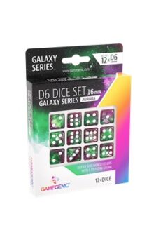 Aurora D6 Dice Set 16 mm (12 pcs)