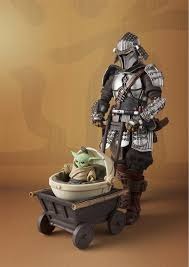 Figuras The Mandalorian y Grogu Armadura Beskar Exclusive Bandai - Imagen 3