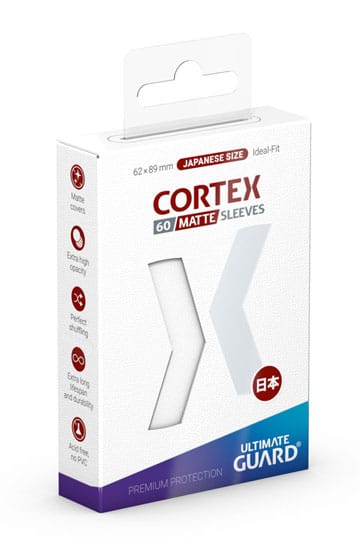 Fundas Ultimate Guard Cortex Sleeves Tamaño Japonés Blanco Mate