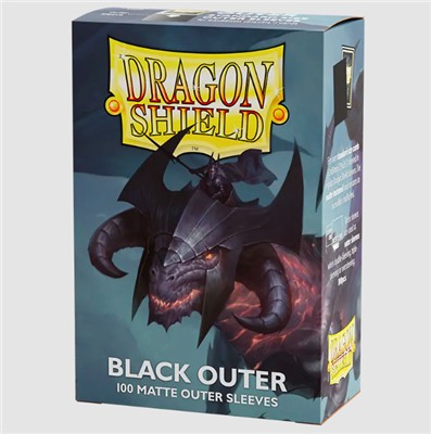 Fundas Dragon Shield Standard Size Outer Sleeves - Matte Black