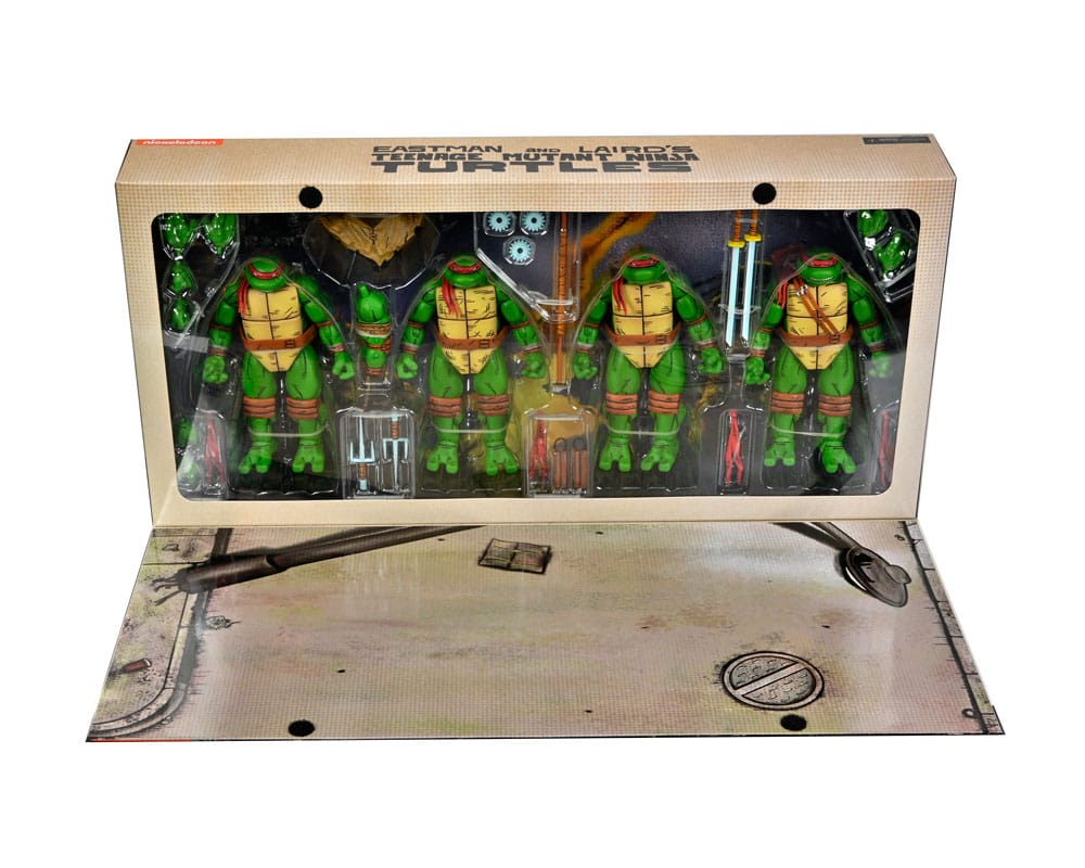 Tortugas Ninja (Mirage Comics) Figuras Paquete de 4 Leonardo, Raphael, Michelangelo, & Donatello 18 cm - Imagen 6