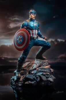 Vengadores: Endgame Marvel Movie Premier Collection Estatua Captain America 30 cm
