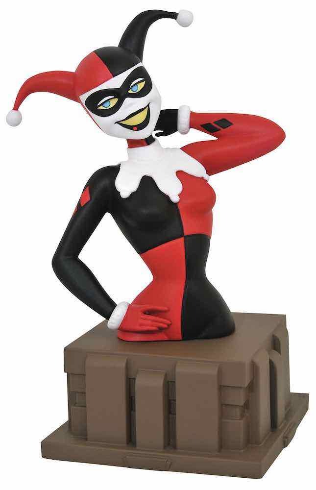 Batman La Serie Animada Busto Harley Quinn Harlequinade 15 cm