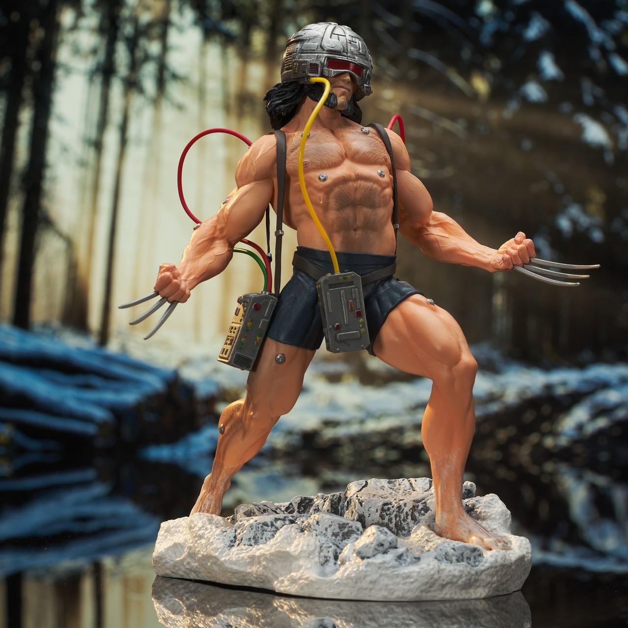 Weapon-X Pvc Diorama 23 Cm Marvel Gallery Comic Re-Issue