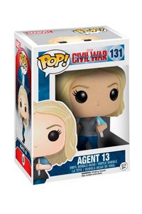 Captain America Civil War POP! Vinyl Cabezón Agent 13 10 cm