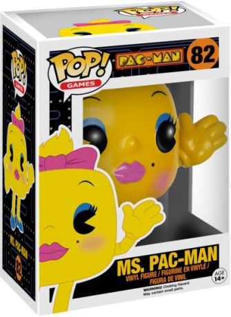 Pac-Man POP! Games Vinyl Figura Ms. Pac-Man 8 cm
