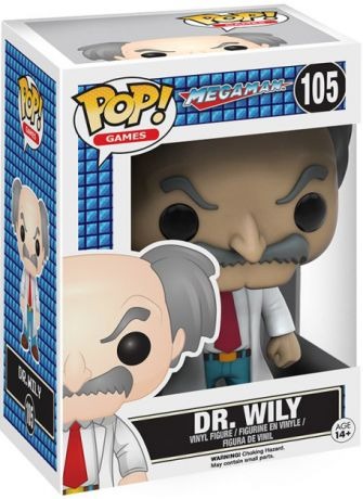 MegaMan POP! Games Vinyl Figura Dr. Wily 9 cm