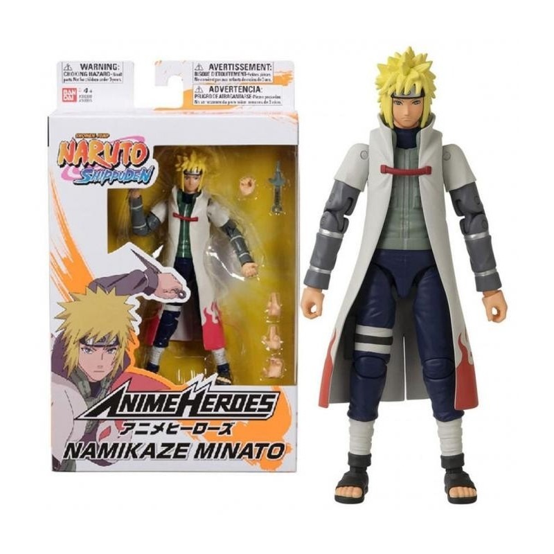 Naruto Figura Anime Heroes Namizake Minato Bandai - Imagen 2