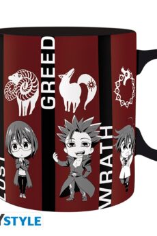THE SEVEN DEADLY SINS - Taza- 460 ml - Chibi sins