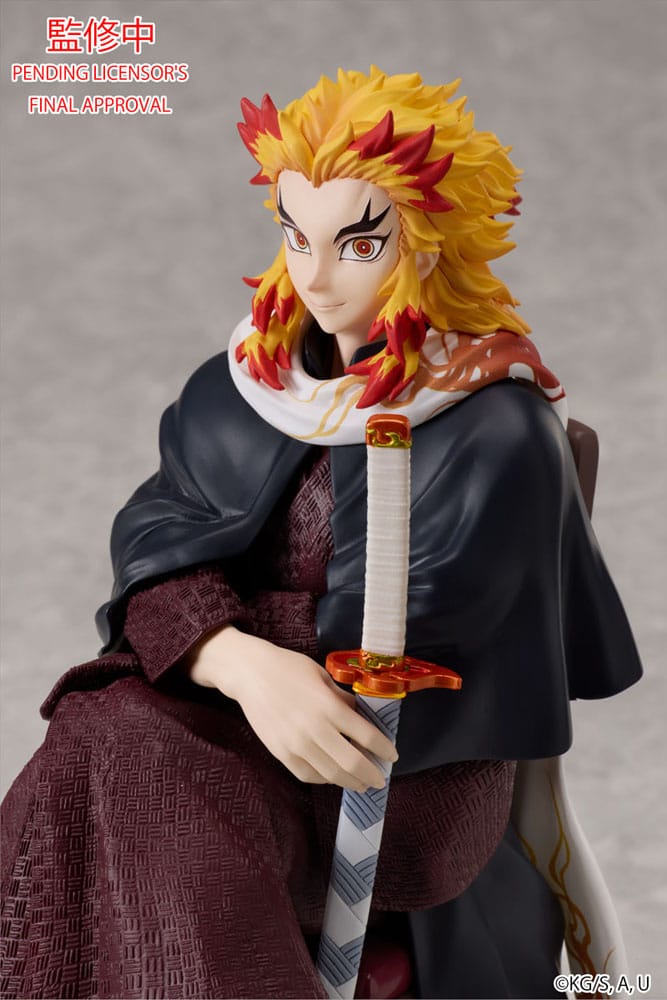 Demon Slayer: Kimetsu no Yaiba Estatua Kyojuro Rengoku 16 cm - Imagen 3