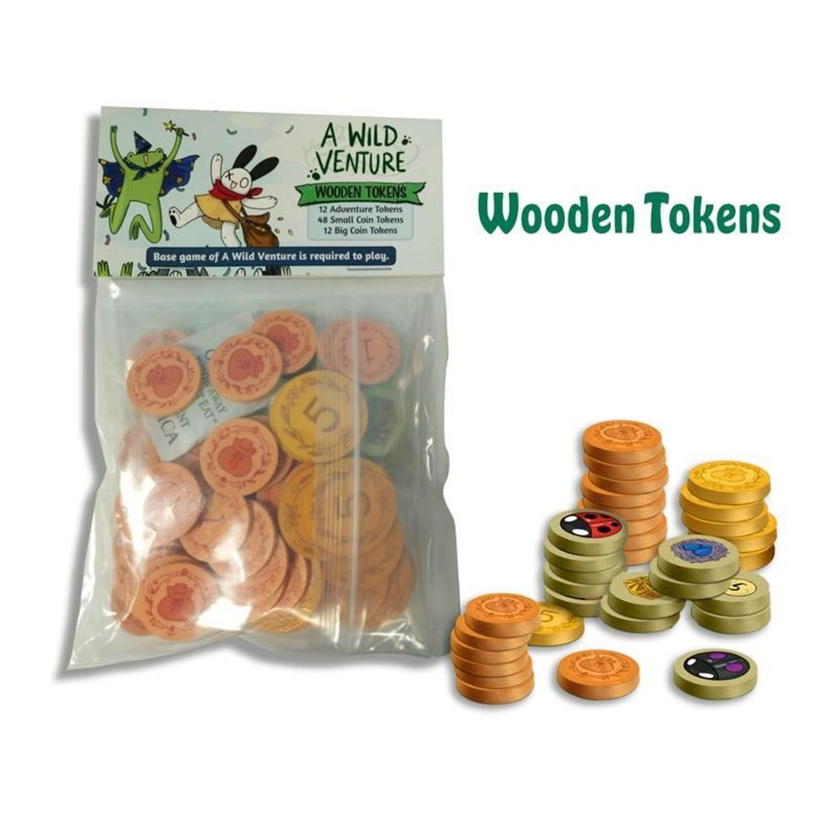 Una Aventura Salvaje - Wooden Tokens