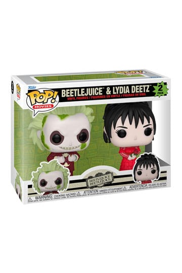 BEETLEJUICE 2 - POP Movies - 2 Pack Beetlejuice & Lydia Deetz
