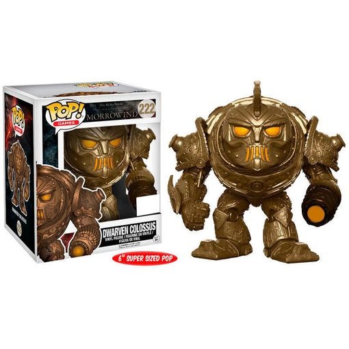 The Elder Scrolls Figura Super Sized POP! Games Vinyl Dwarven Colossus 15 cm - Imagen 2