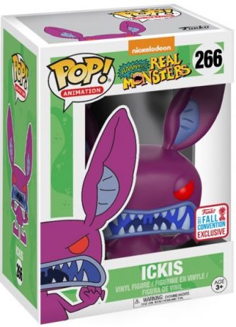 Aaahh!!! Monstruos POP! Animation Vinyl Figura Ickis 2017 Fall Convention Exclusive 9 cm