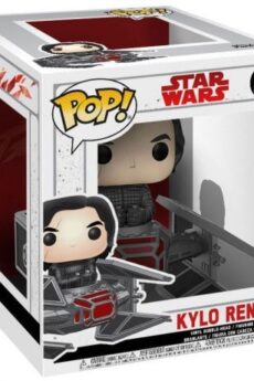 Star Wars Episode VIII POP! Vinyl Cabezón Kylo Ren on Tie Fighter 10 cm