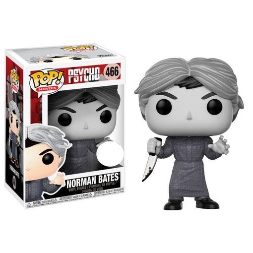 Psicosis POP! Movies Vinyl Figura Norman Bates Black & White 9 cm - Imagen 2