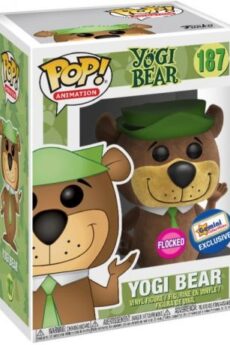Hanna-Barbera POP! Animation Vinyl Figura Yogi Bear (Flocked) 9 cm