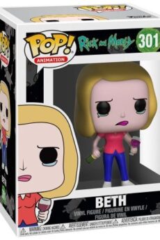 Rick y Morty POP! Animation Vinyl Figura Beth with Wine Glass 9 cm